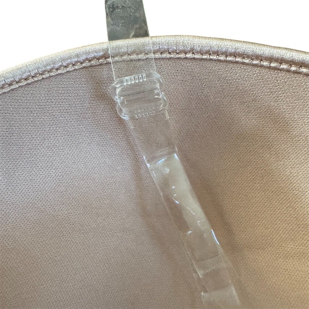 Ellen Tracy Beige Strapless Convertible Push-Up Underwire Padded Bra Size 36C - Picture 4 of 9
